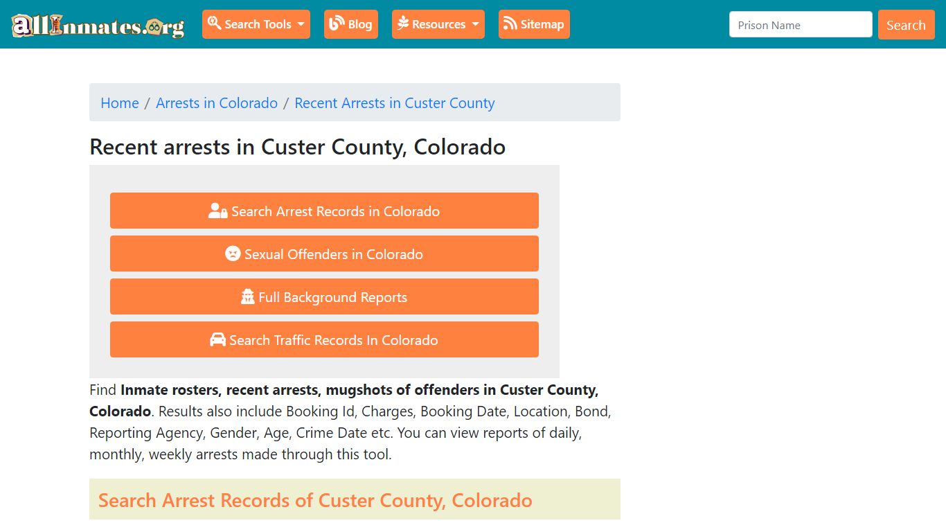 Recent arrests in Custer County, Colorado | Mugshots, Rosters, Inmates ...